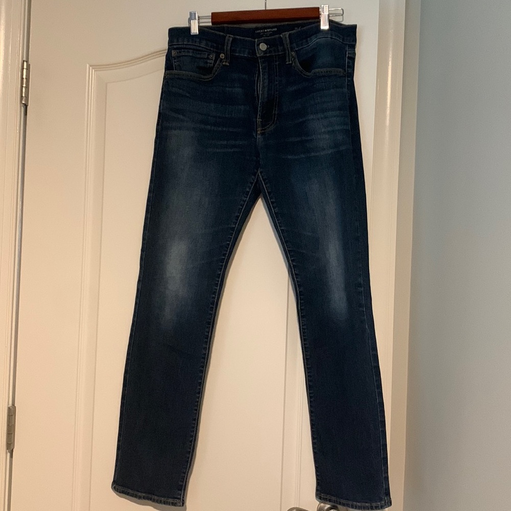 Lucky Brand Men’s jeans. Size 32x32 - slim straight fit. Hardly worn.